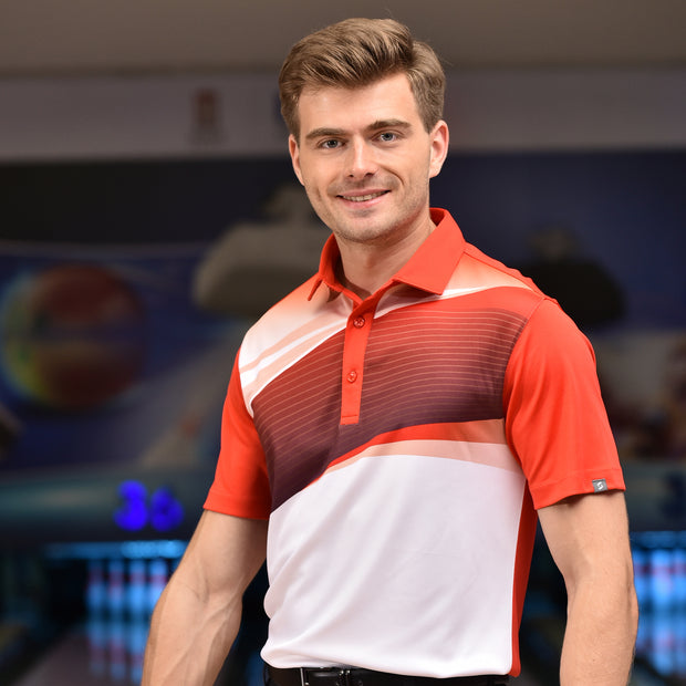 ARROW POLO SHIRT WHITE/RED