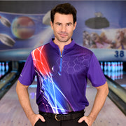 CARLETON BOWLING JERSEY PURPLE