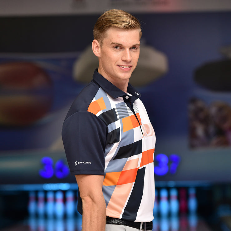 ALEC POLO SHIRT NAVY/WHITE