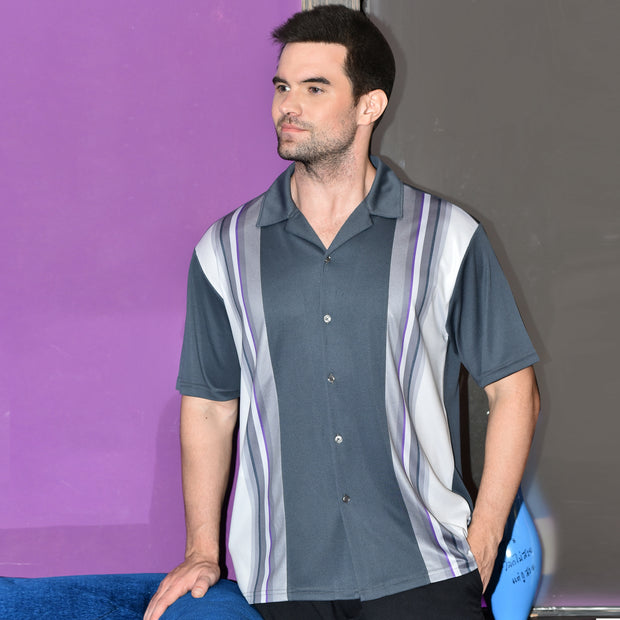 FISHER BOWLING SHIRT GREY