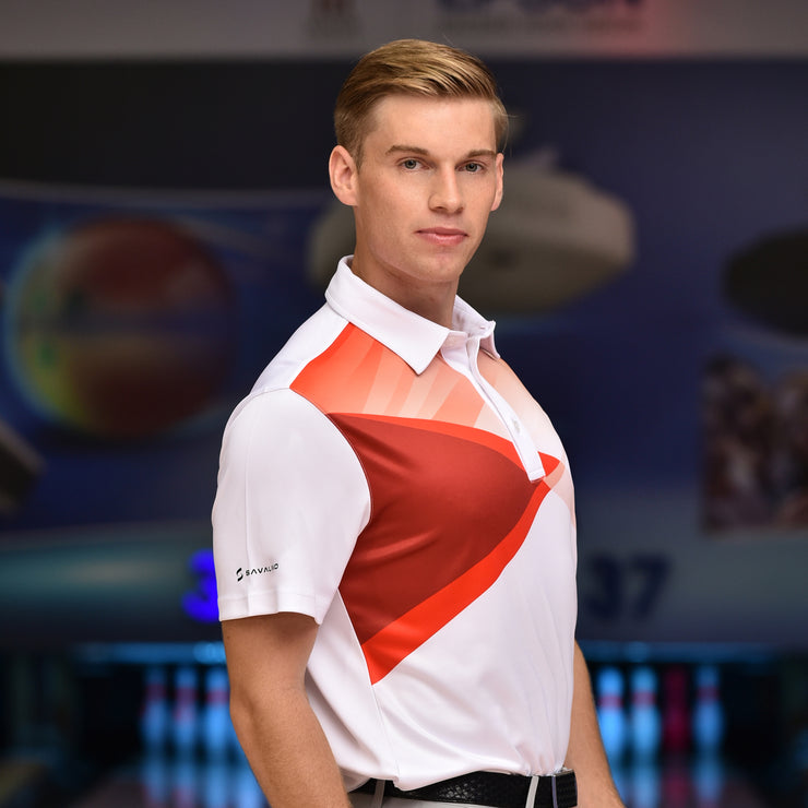 ALONSO POLO SHIRT WHITE/RED
