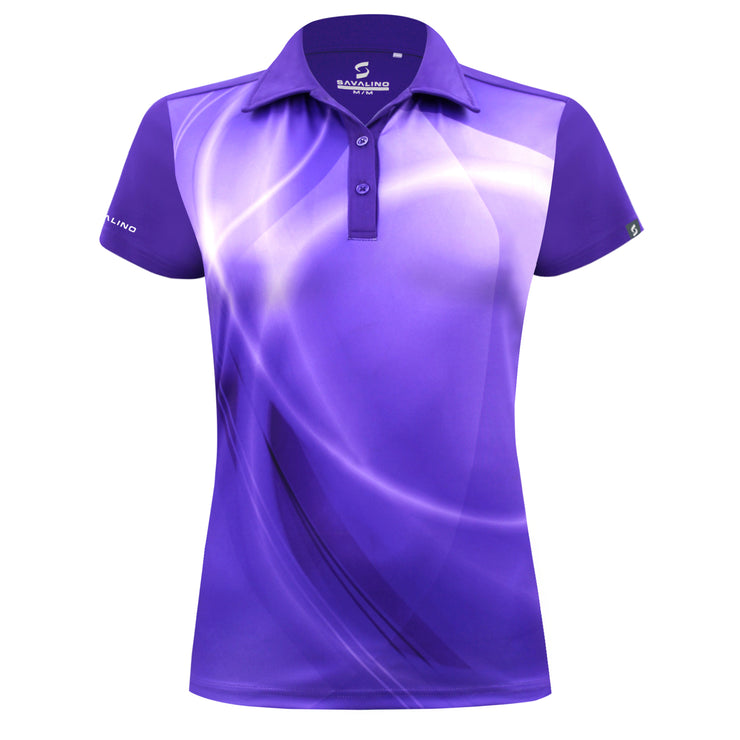 ABIGAIL POLO SHIRT DARK PURPLE