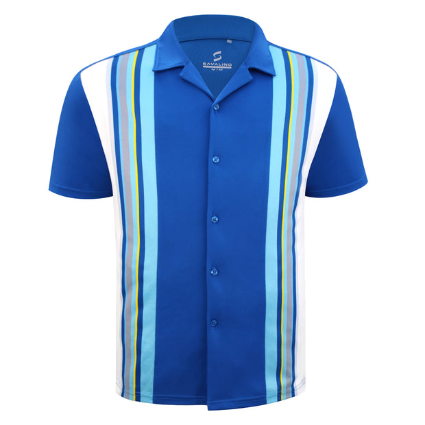 FISHER BOWLING SHIRT BLUE