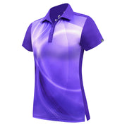 ABIGAIL POLO SHIRT DARK PURPLE