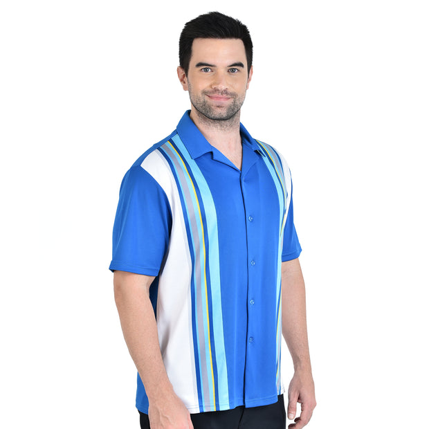 FISHER BOWLING SHIRT BLUE