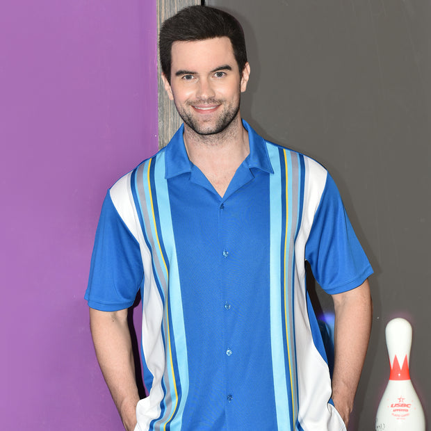 FISHER BOWLING SHIRT BLUE