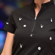 ANGELINA BOWLING JERSEY BLACK