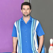FISHER BOWLING SHIRT BLUE