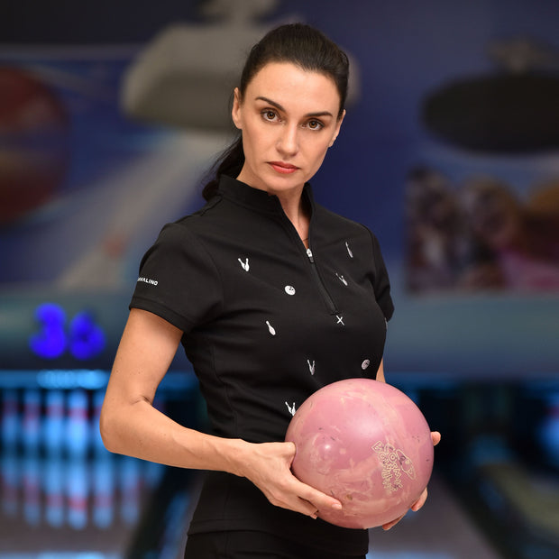 ANGELINA BOWLING JERSEY BLACK