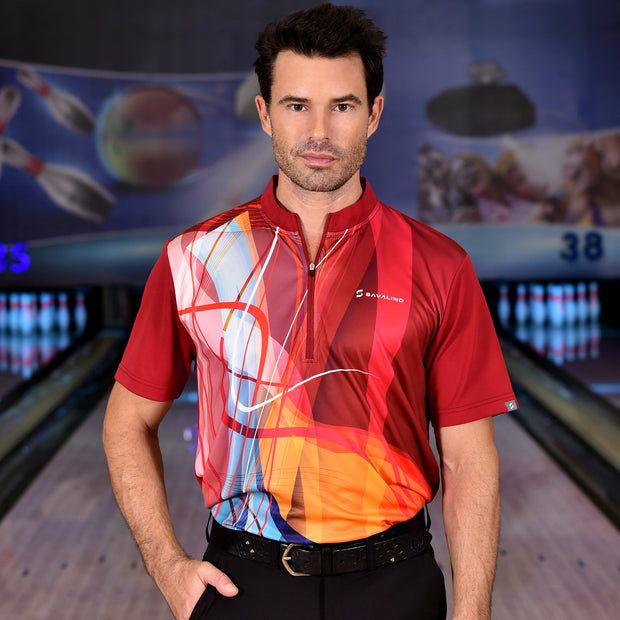 ADLER BOWLING JERSEY MAROON