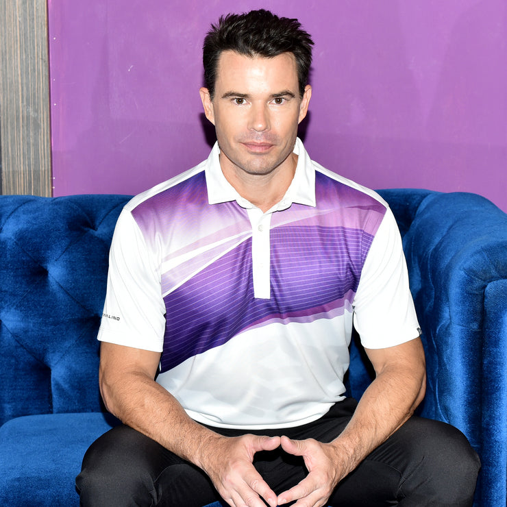 ARROW POLO SHIRT PURPLE