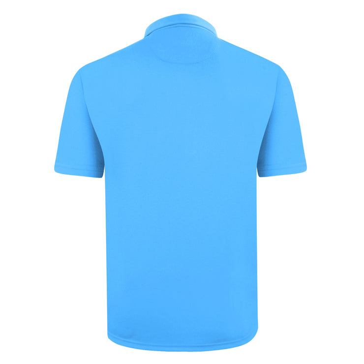 ALAN POLO SHIRT SKYBLUE WITH PRINTED PANEL