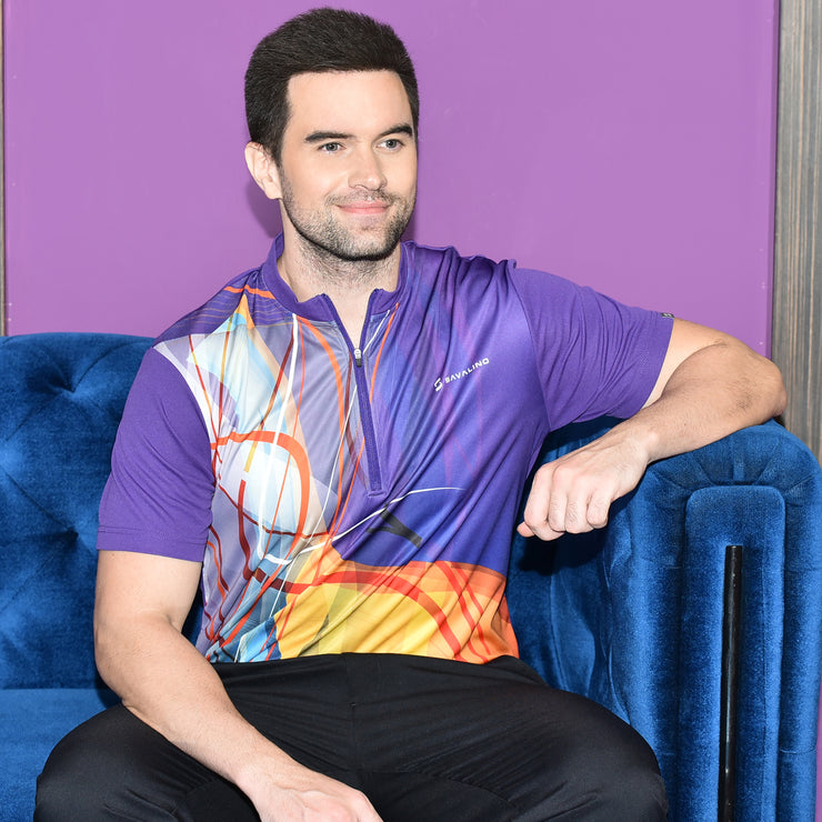 ADLER BOWLING JERSEY PURPLE