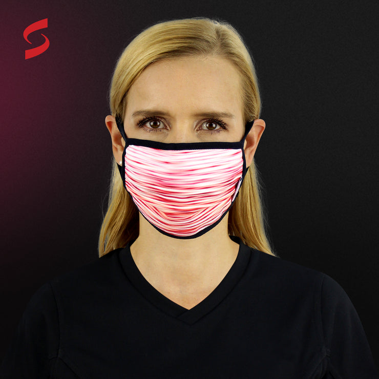 WASHABLE AND REUSABLE FACE MASKS  VIRAL OFF TREATED   - STYLE VIENNA  - 5-PACK