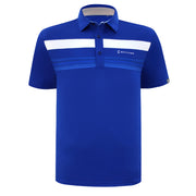 ALAN POLO SHIRT ROYAL BLUE WITH PRINTED PANEL