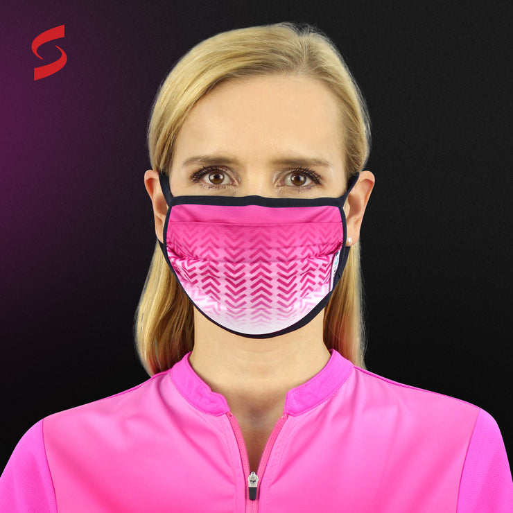 WASHABLE AND REUSABLE FACE MASKS  VIRAL OFF TREATED   - STYLE VILNIUS  - 5-PACK